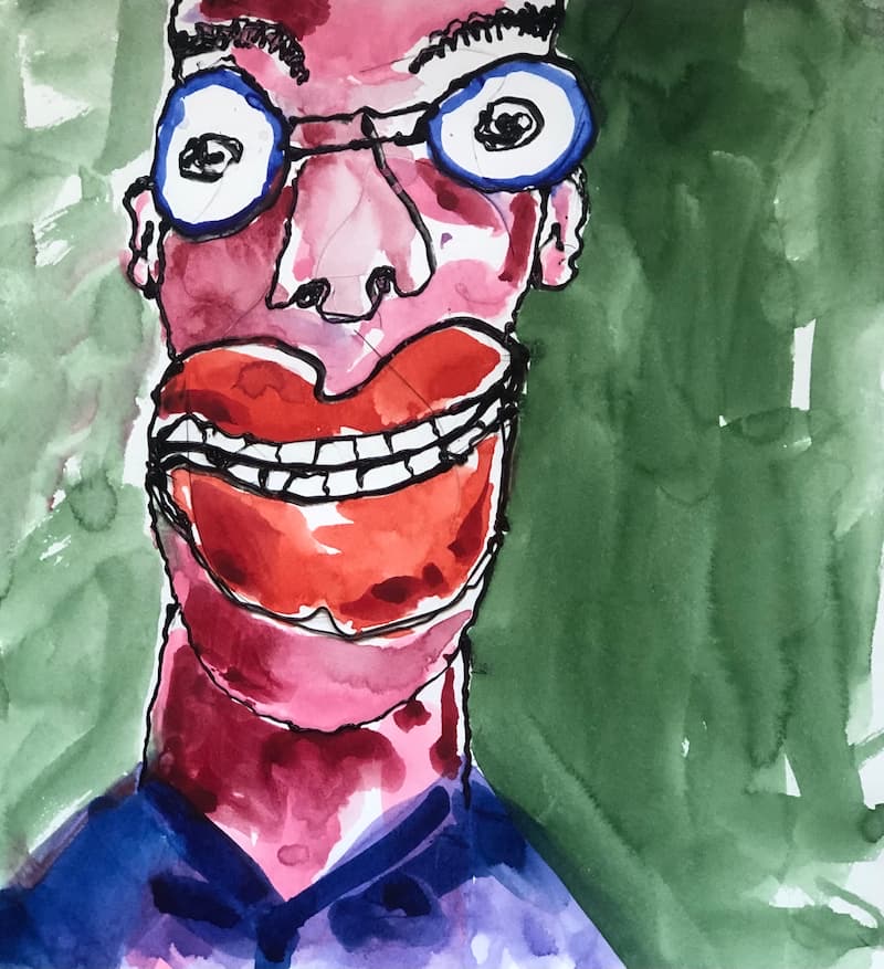 Dorothy - extruded PLA and watercolor